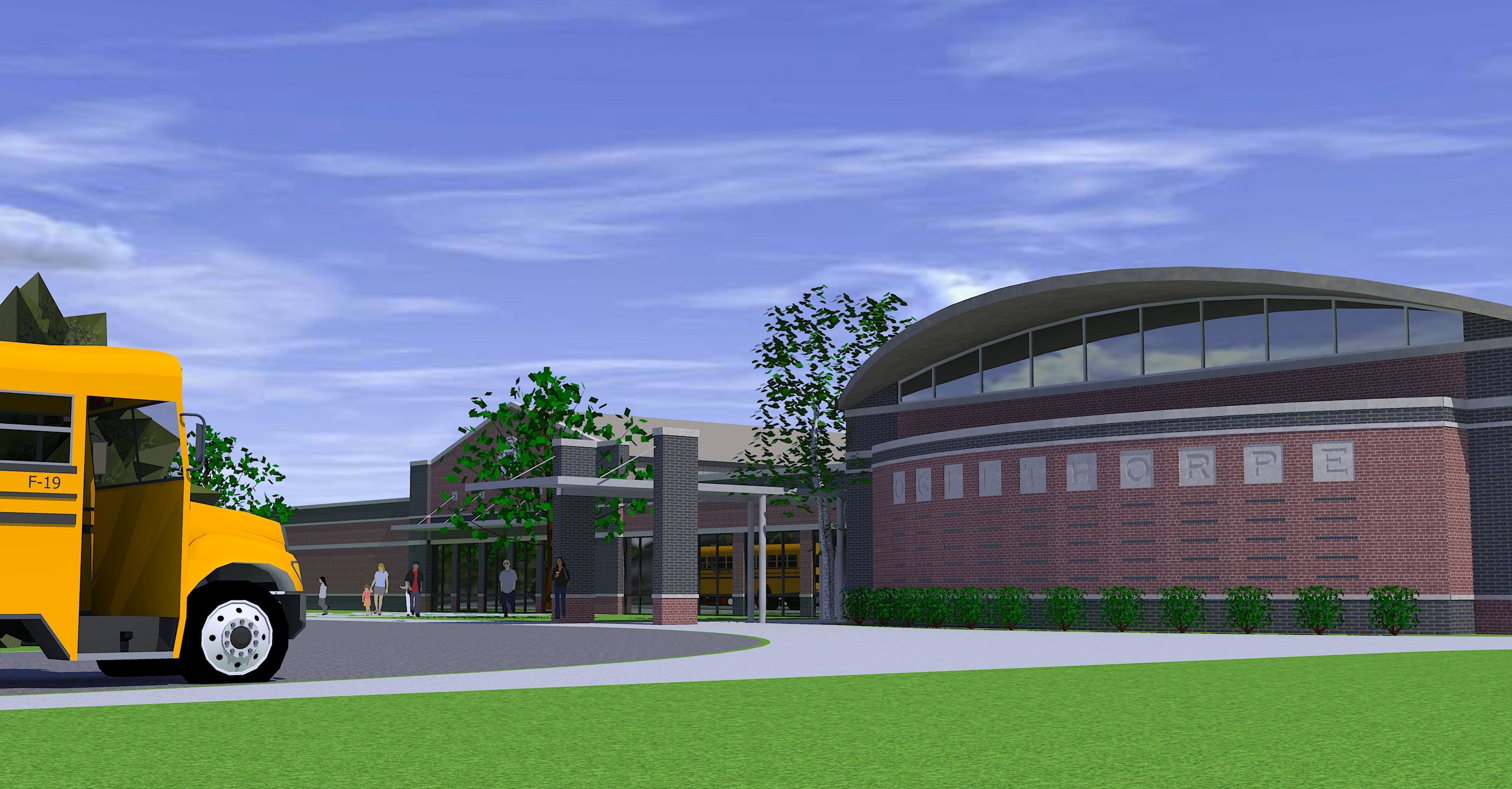 Oglethorpe Avenue Elementary School LPB Atlanta Architecture